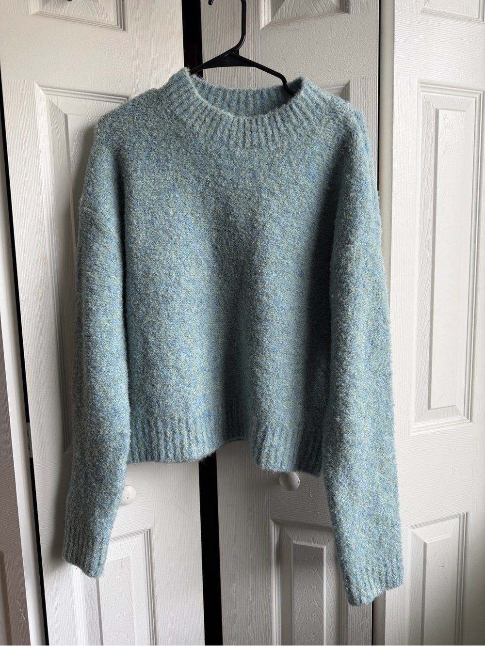 English Factory Turquoise Crewneck Sweater